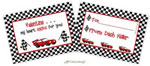 Valentine's Day Exchange Cards by Little Lamb Designs (Racecar)